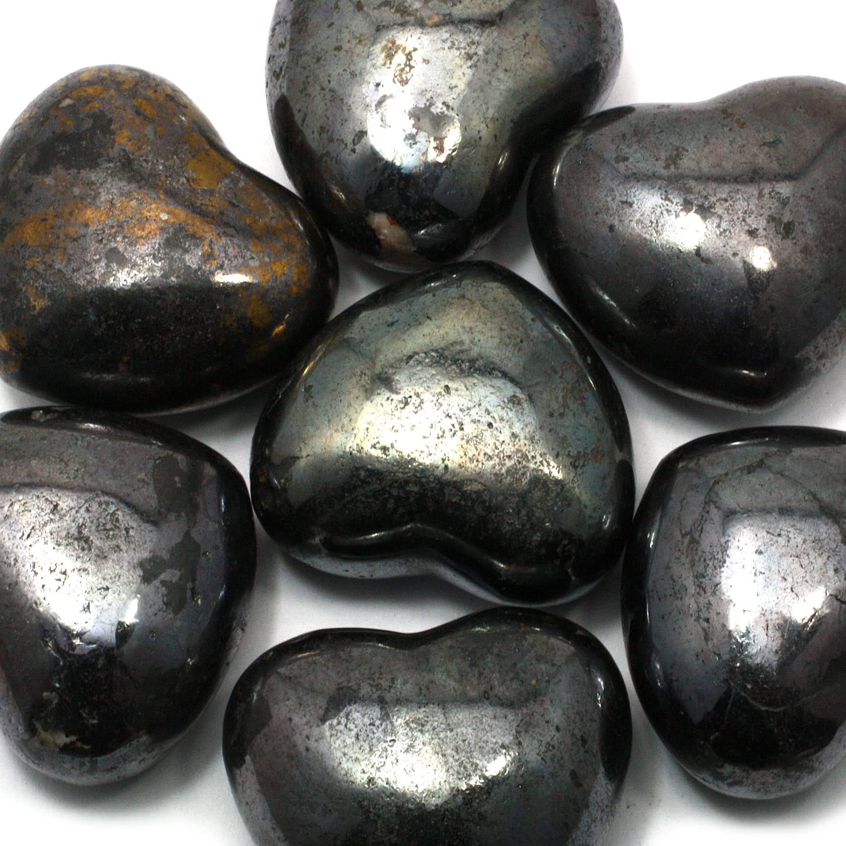 Bornite Crystal Heart ~45mm