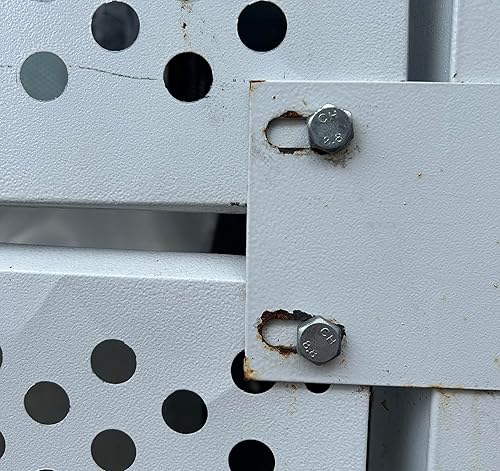 Vista 7 de BinifiMux Juego de 10 tornillos y tuercas hexagonales M8, 1.969 in, 304/18-8, DIN933, acabado liso