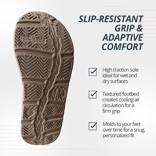 Vista 33 de NUUSOL Zuecos McCall unisex, calzado ligero de espuma EVASOL Cedro verde