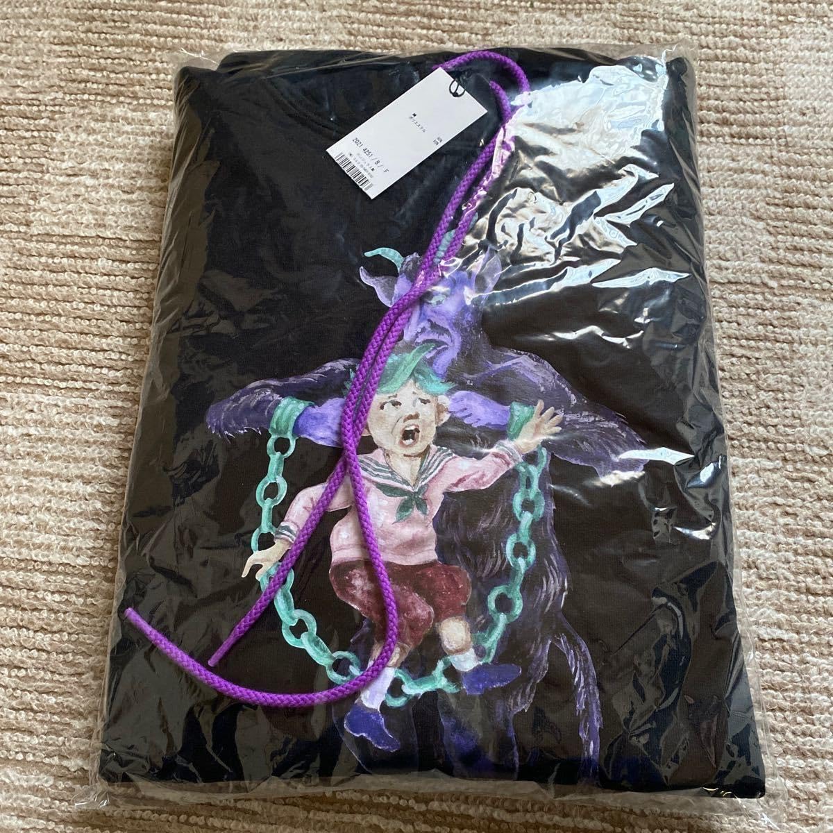 Amazon.co.jp: MADARANINGEN×MILKBOY DEVIL HOODIE BLACK 未開封 DIR 