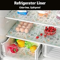 Vista 4 de INNOLITES Revestimientos de estantes para armarios de cocina, revestimiento de cajones impermeable y a prueba de aceite, EVA no adhesivo