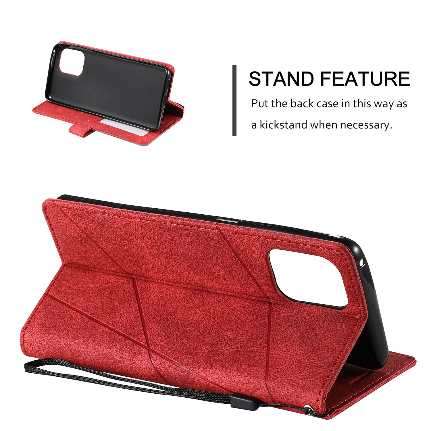 LEMAXELERS – Custodia Portafoglio Con Finestra E Specchietto Per Oppo Find X3 / X3 Pro, Cover A Libro Con Cavalletto, Colore QH Purple - 3