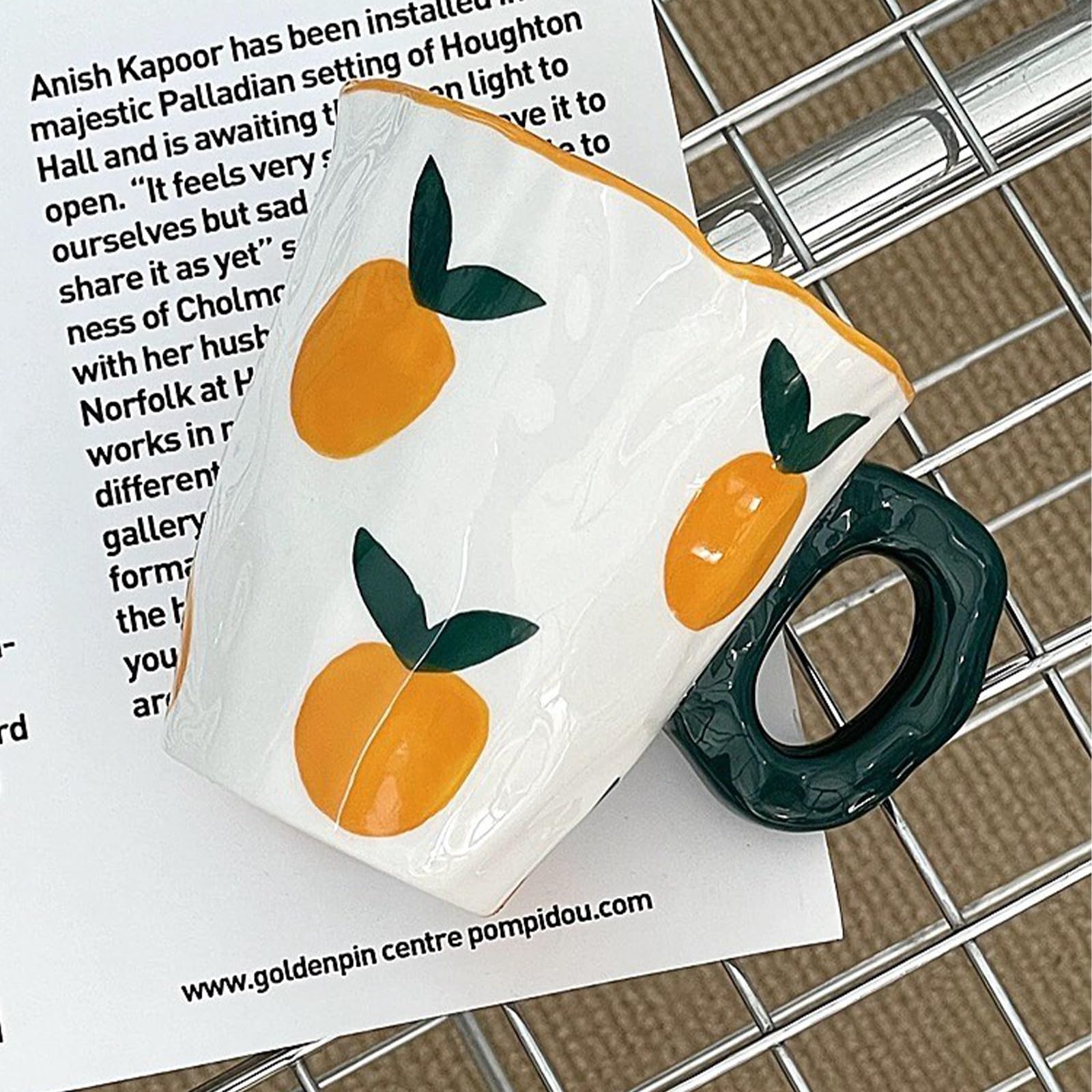 Soulnioi Ceramic Coffee Mug, Cute Cappuccino Cup with Handle - Image 3