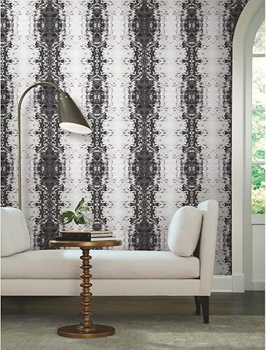 Miniatura 2 de York Wallcoverings PSW1380RL - Papel tapiz para despegar y pegar, color negro