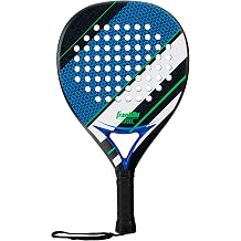 Franklin Sports Padel Racket - Aurora Tennis Racket - Carbon Fiber Padel Paddle with Foam Core - 12.8oz Paddle - Performance Paddle for Beginner + Intermediate Skill