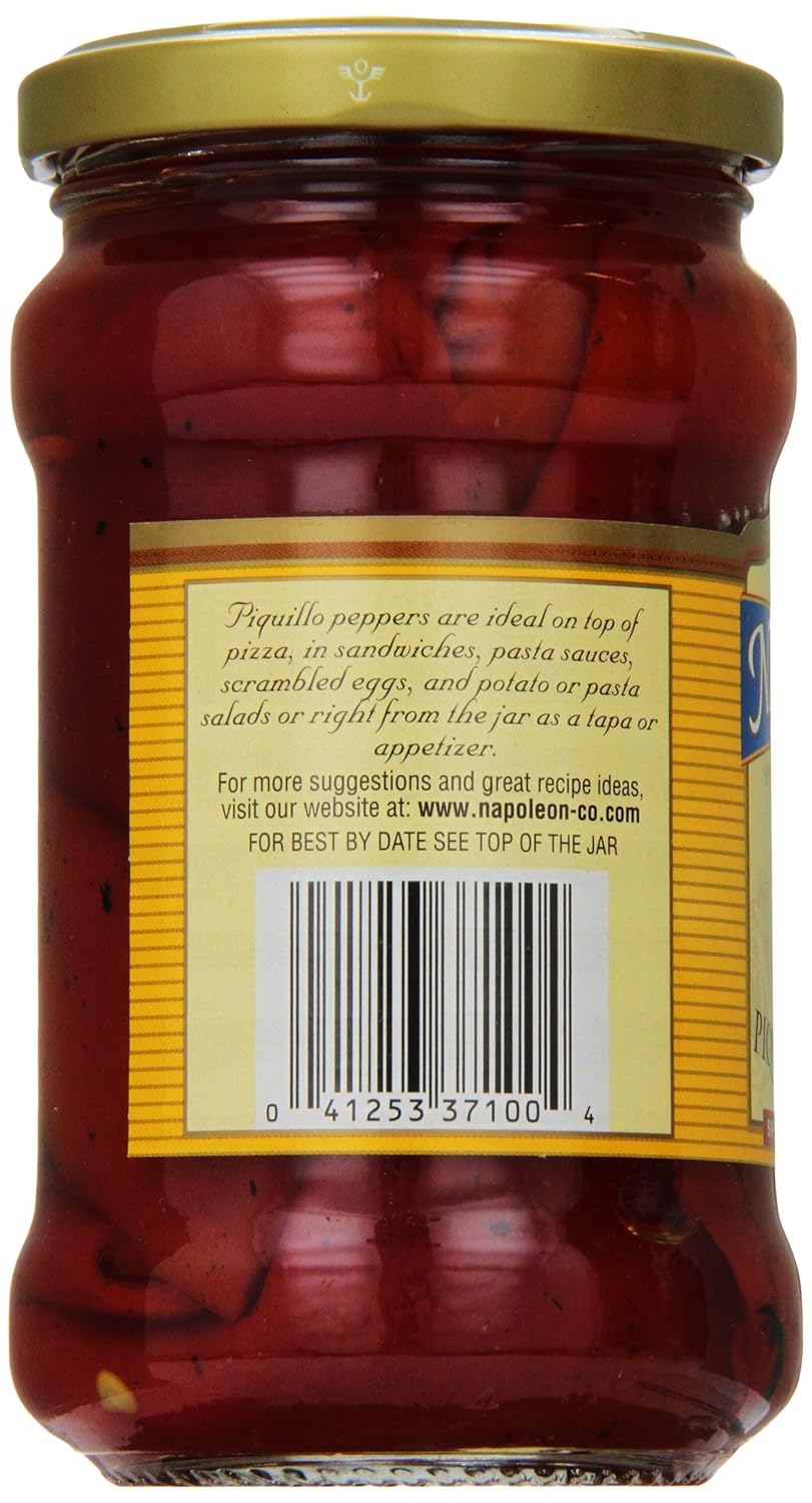 Napoleon Sweet Piquillo Peppers, 9.9 Ounce (Pack of 12)