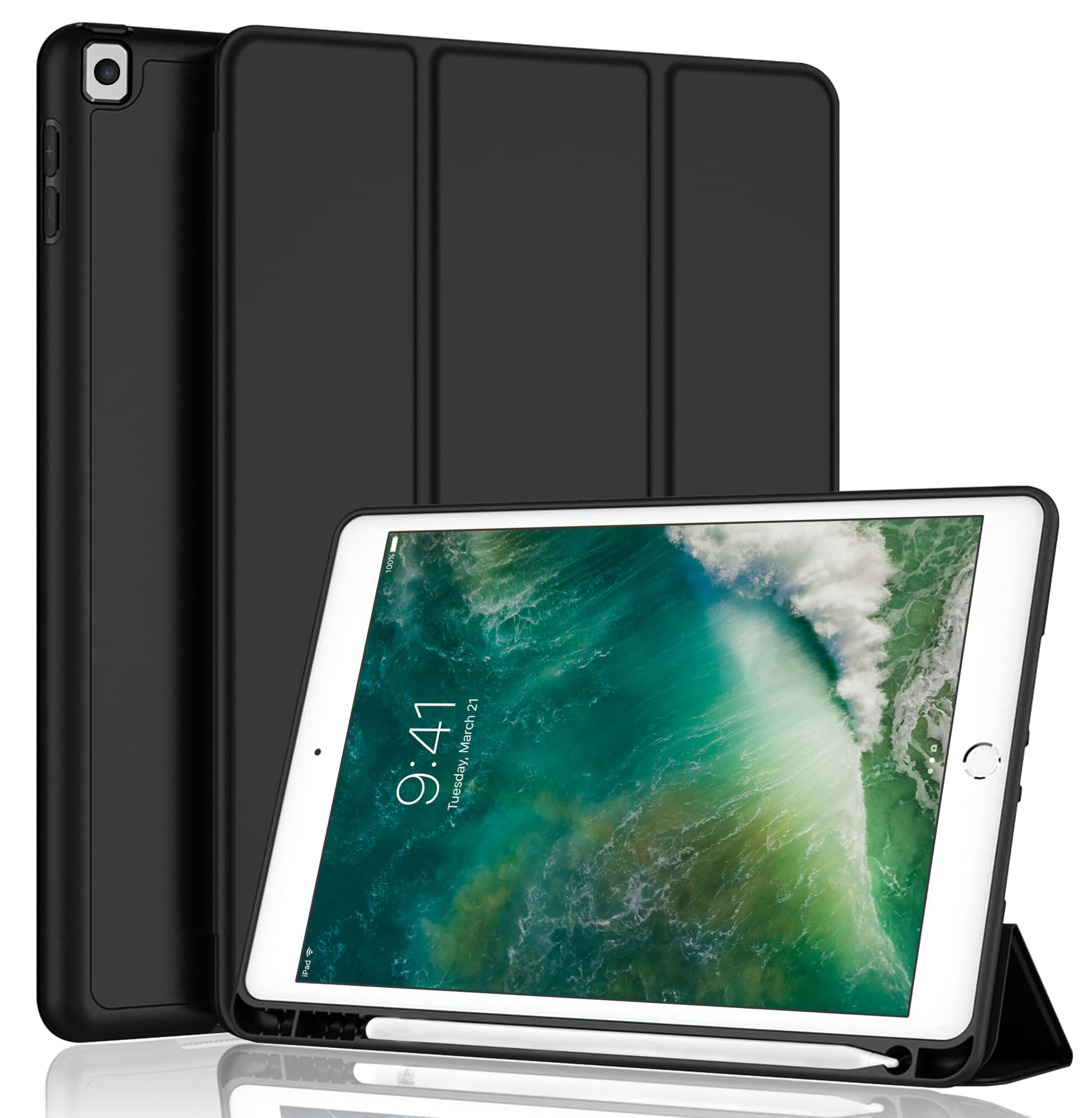 TGK Trifold Flip Case Cover for New iPad 9.7 inch 2018/2017 5th 6th Generation Model A1822 A1823 A1893 A1954 Smart Flexible with Pencil Holder (Royal Blue) (B0CJYLT3D7) Amazon Price History, Amazon Price Tracker
