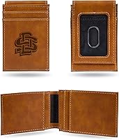 Vista 107 de Cartera de bolsillo frontal grabada con láser NCAA - Compacta/Cómoda/Delgada