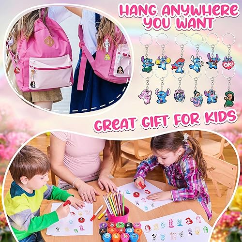 Miniatura 3 de Bofootts 136 piezas de recuerdos de fiesta de princesa para niños, suministros de fiesta de cumpleaños de princesa, popotes reutilizables, tazas,