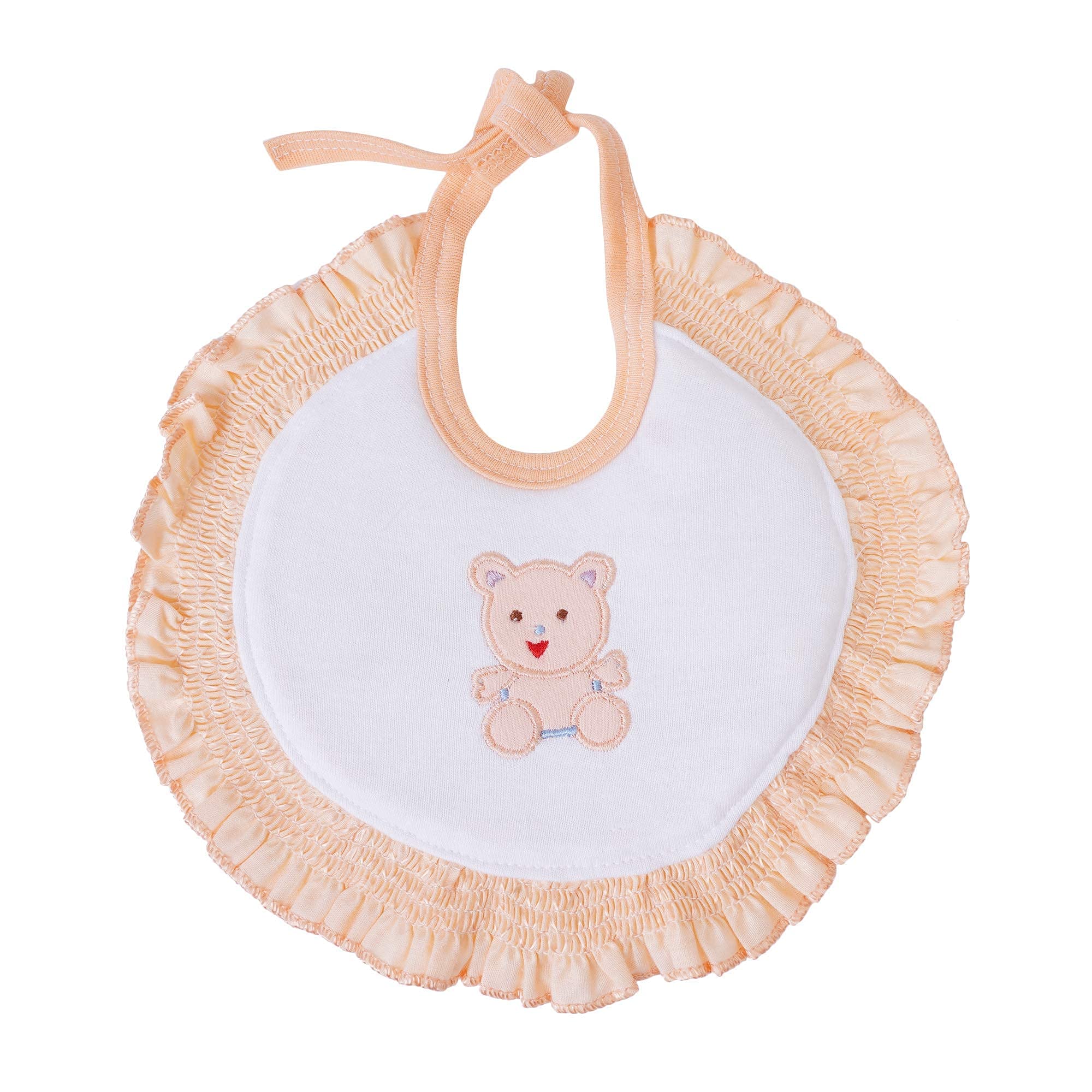 Da Anushi Soft Cotton Washable & Reusable Multicolor Absorbing/Comfortable and Easily Adjustable Feeding Bibs In Apron Style For Babies,Toddlers,Infants
