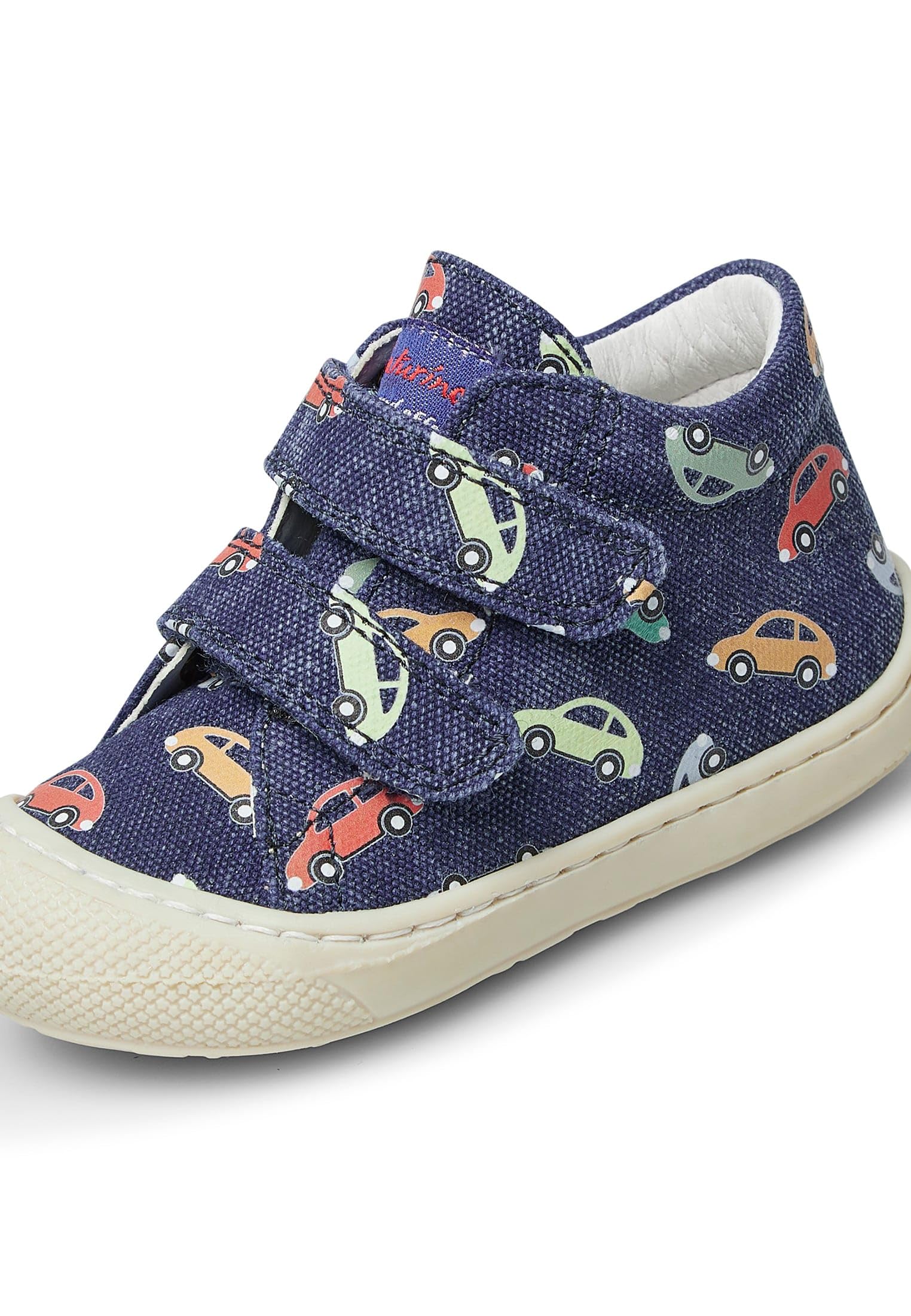 Naturino Cocoon VL-Zapatos de Tejido para Primeros Pasos con Coches
