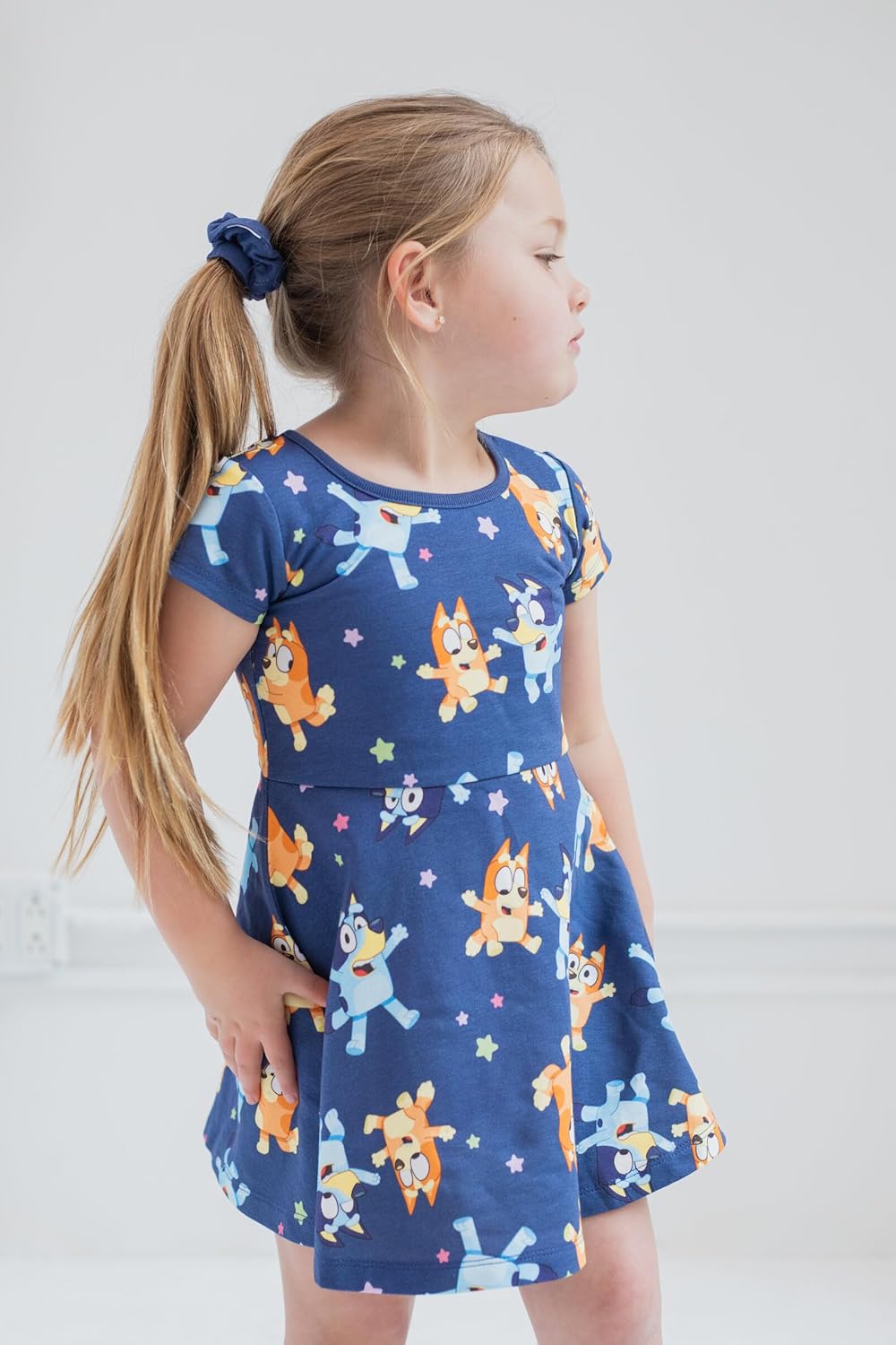 Bluey Bingo Skater Dress and Scrunchie Infant to Big Kid - Image 3