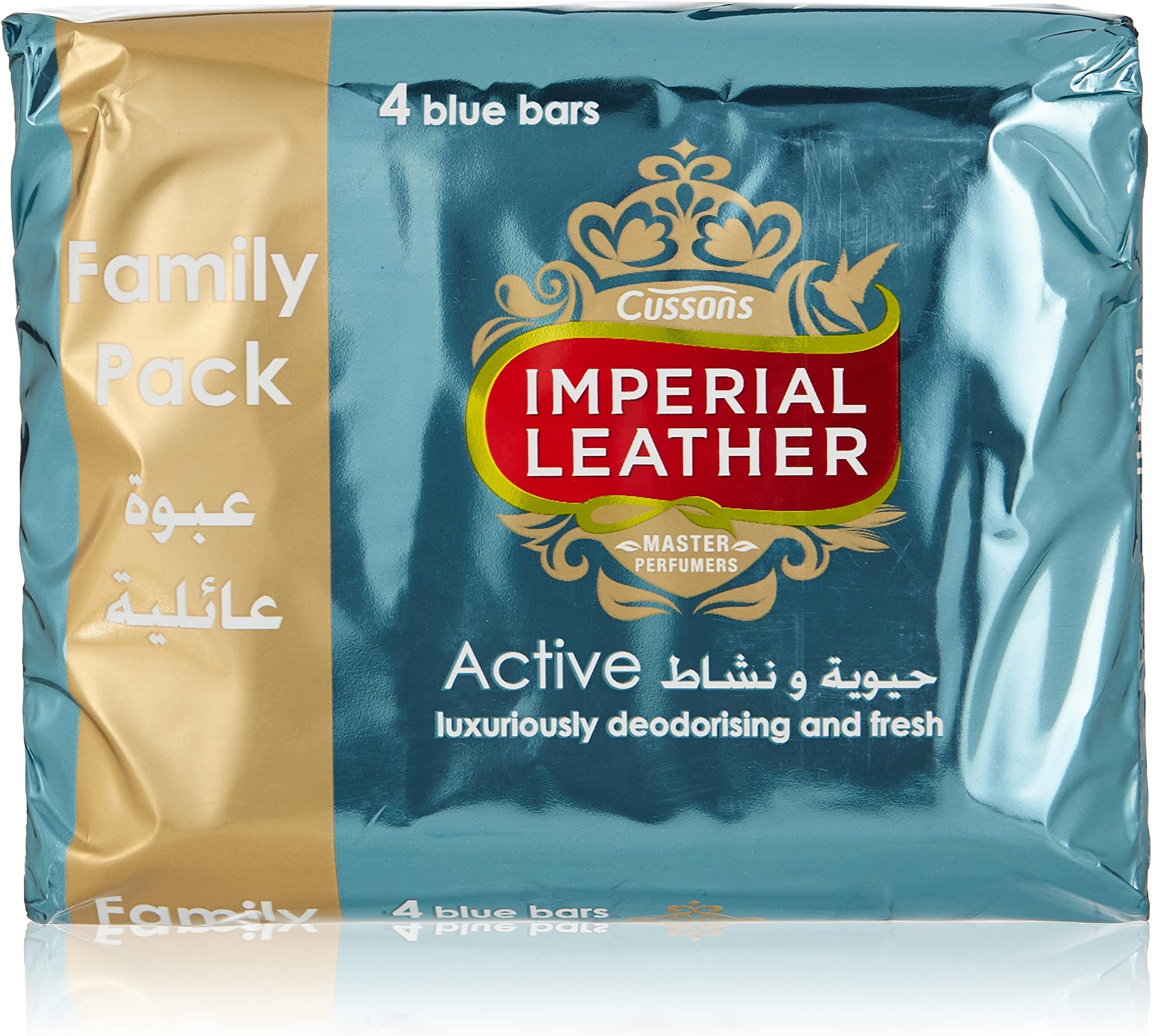 Imperial Leather Soap (Active) Pack of 4, 175g