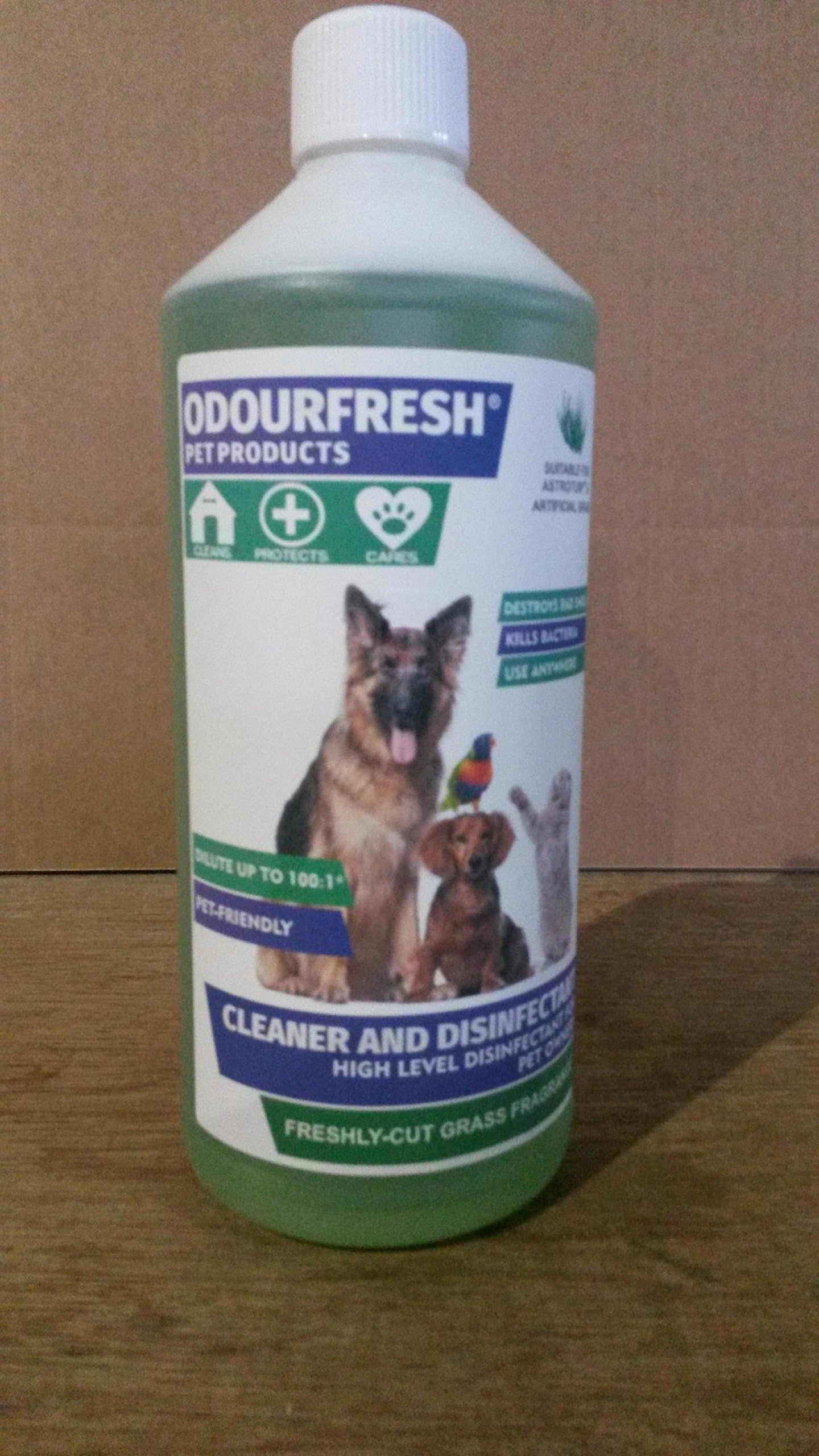 1L Freshly Cut Grass Pet Disinfectant - Disinfectant, Astroturf and Artificial Grass Cleaner & Deodoriser