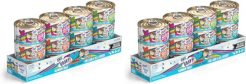 Miniatura 33 de Weruva B.F.F. OMG - Best Feline Friend Oh My Gravy!, atún y salmón Start Me Up con atún y salmón, lata de 2.8 onzas (paquete de 12)