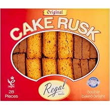 Katsy Style Cake Rusk | Double Baked Crunchy Cake Bars | Traditional Tea Coffee Milk Dipping Snack | Classic Bakery Style| Vegetarian | Pack Of 28 Servings