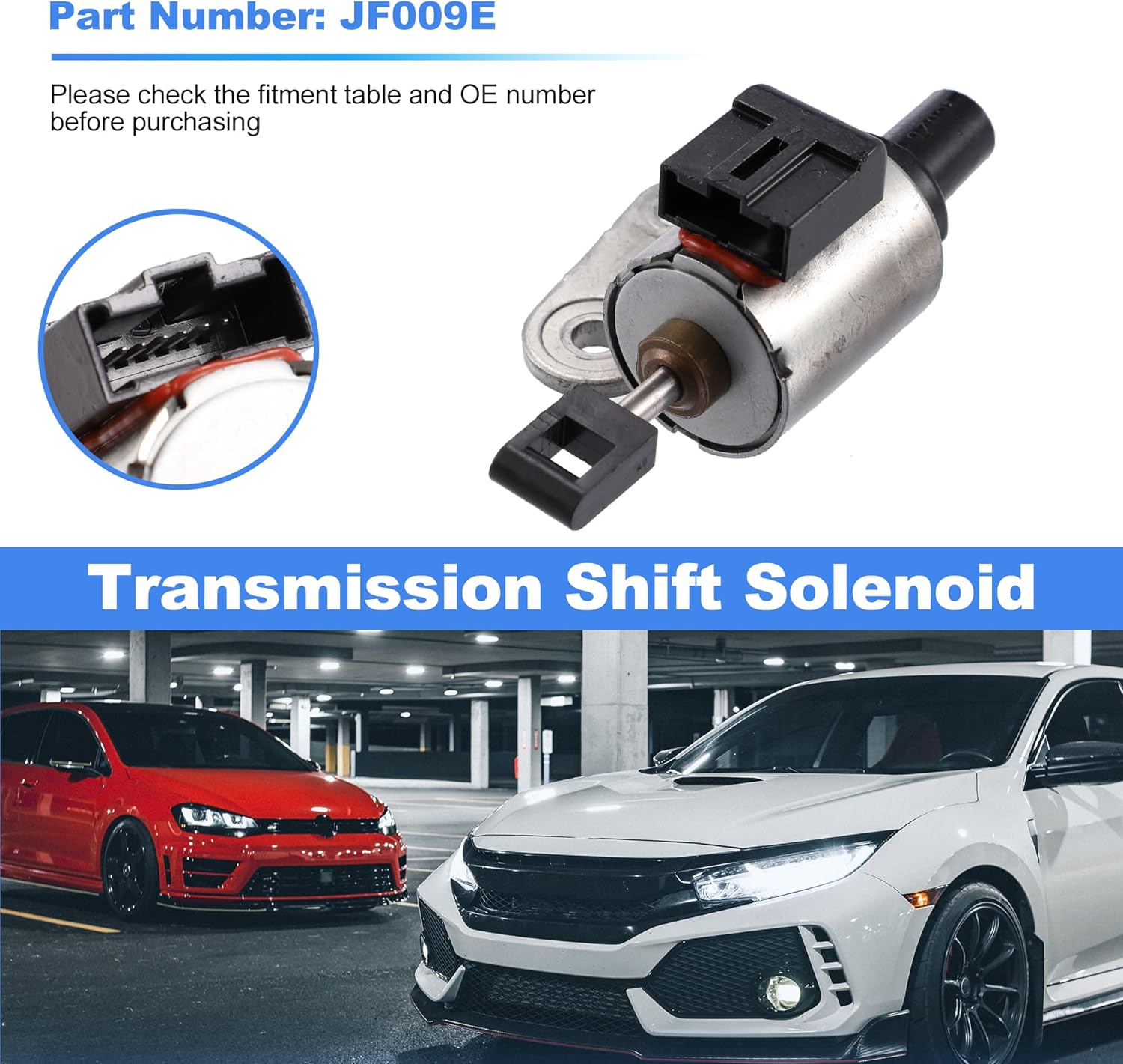 X AUTOHAUX JF009E Transmission Shift Solenoid for Nissan Cube 2009-2014 for Nissan Versa 2007-2012