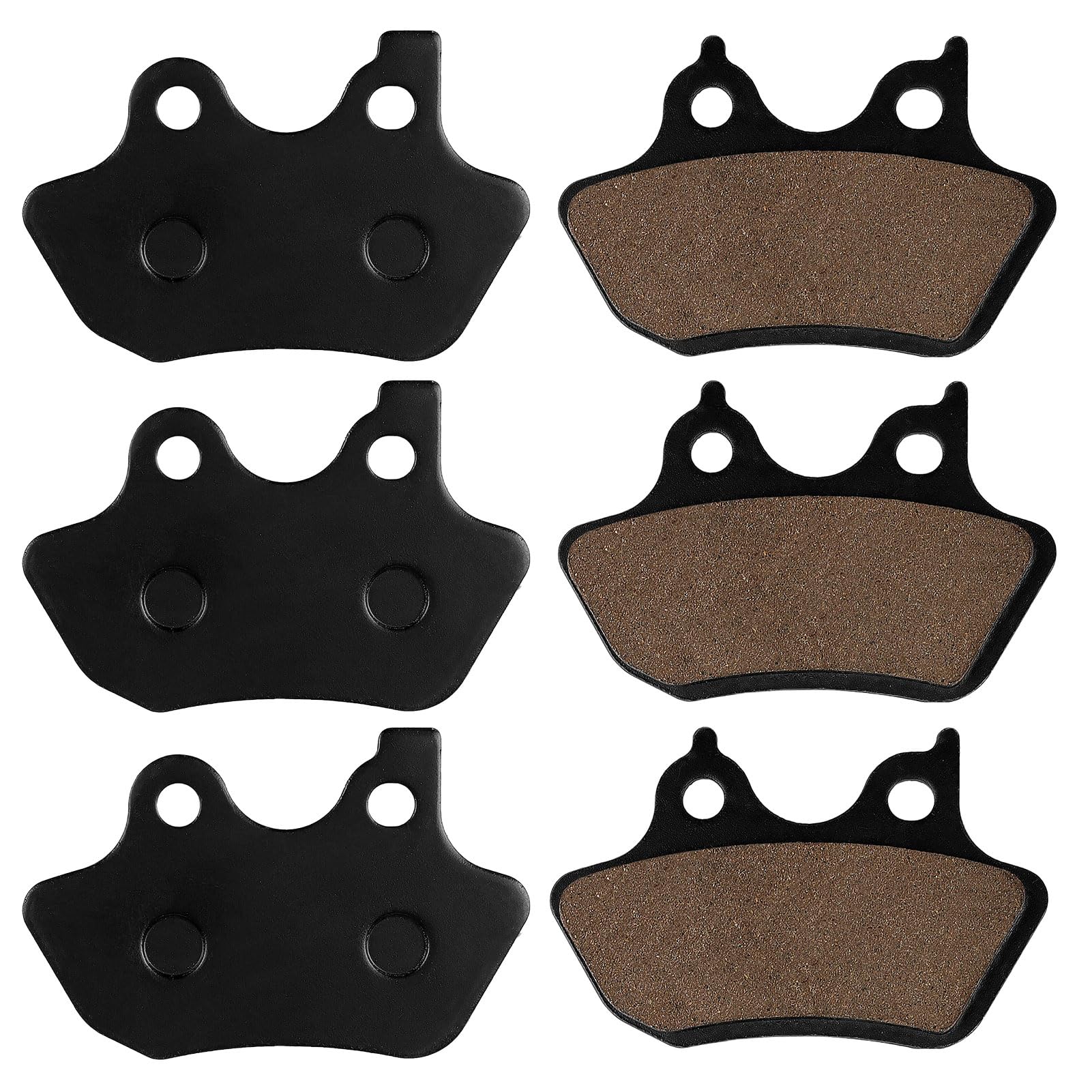 Plaquettes de frein avant et arrière pour Harley-Davidson Road King, Electra Glide, Road Glide, Low Rider, Wide Glide, Super Glide Sport, V-Rod, Sportster Sport