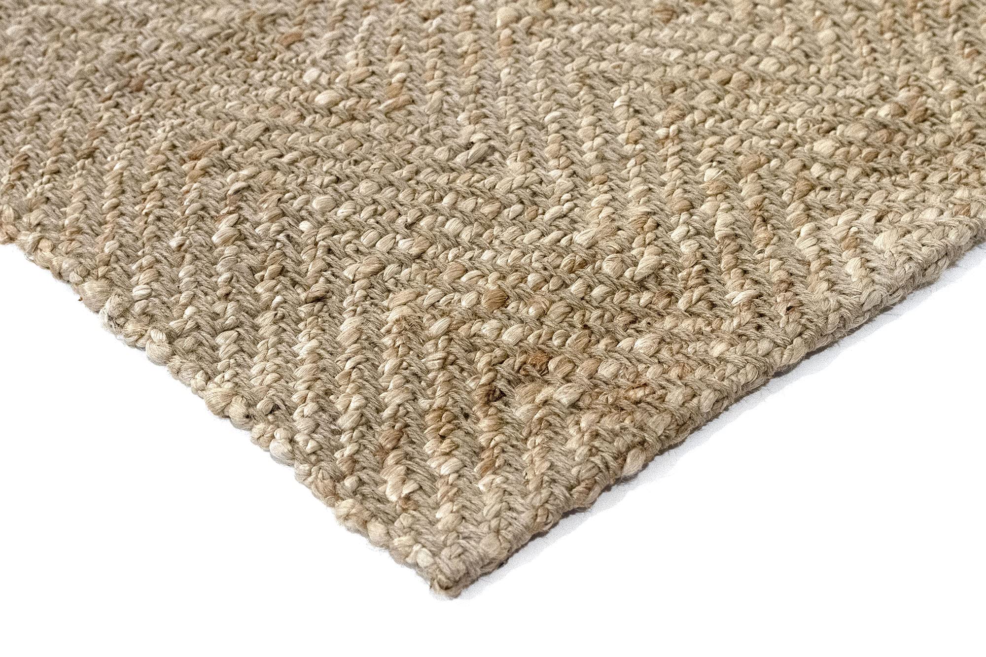 HAMID Tapijt - Granada 100% Natuurlijke Jute Vezels - Zacht en Hoge Sterkte - Handgeweven - Woonkamer, Eetkamer, Slaapkamer, Hal (250x200 cm