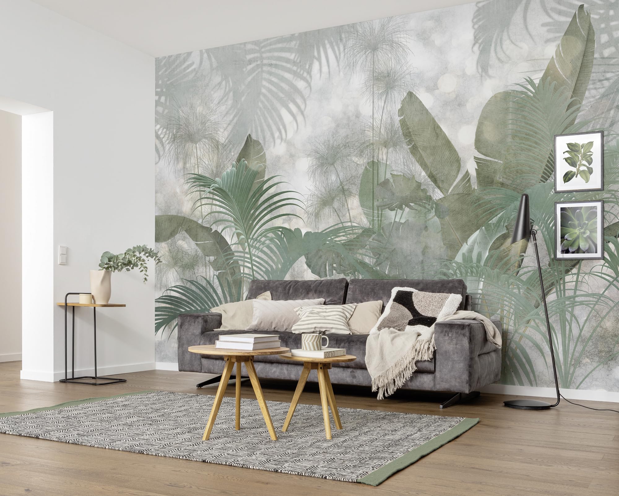 Komar Vlies Fototapete - Paillettes Tropicales - Größe 368 x 248 cm