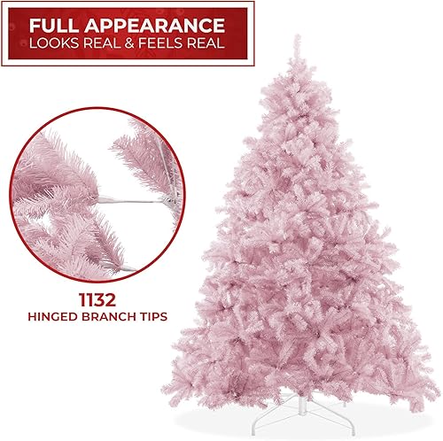 Miniatura 2 de Árbol de Navidad artificial Casafield de abeto rosa de 6 pies de alto con soporte de metal resistente