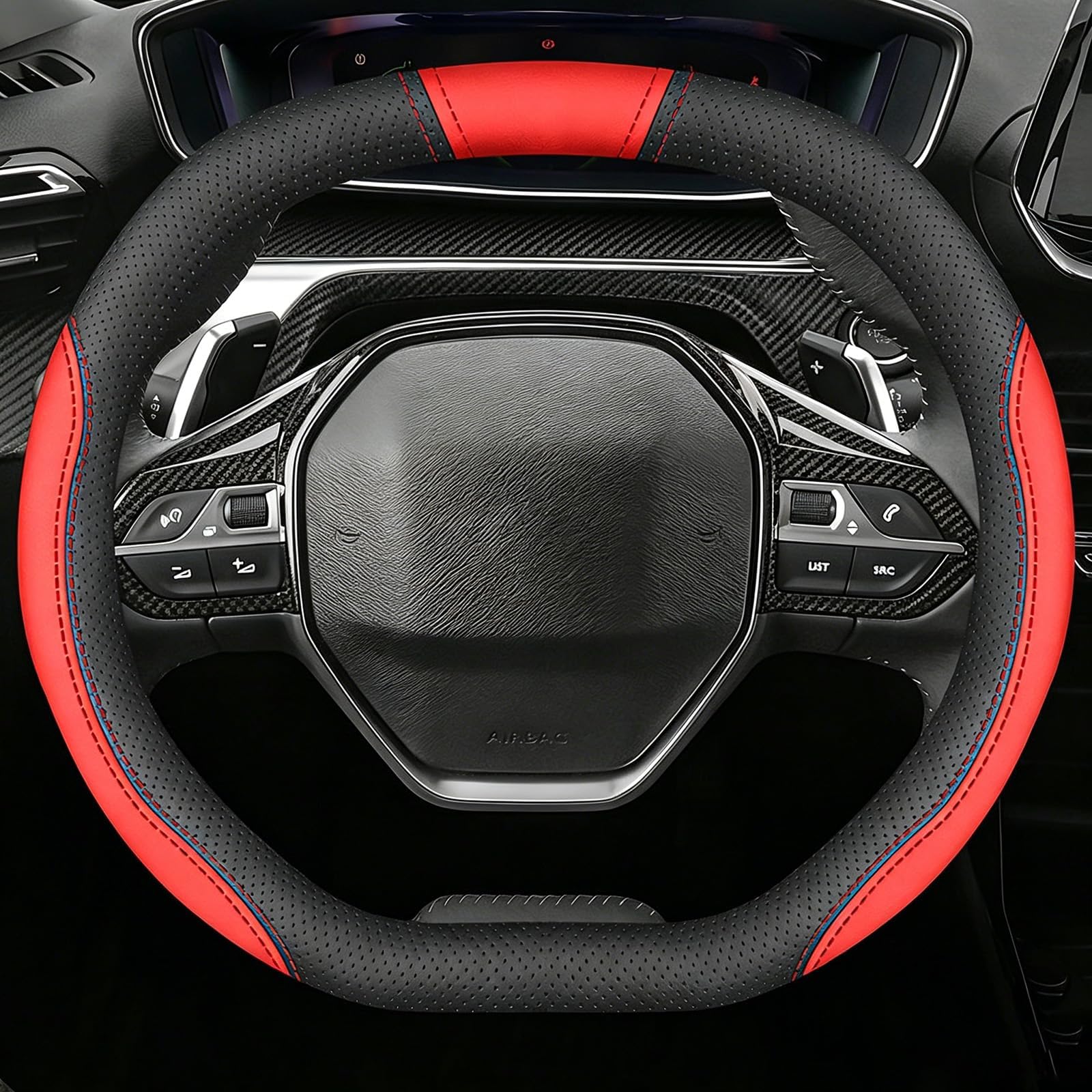 Booda Brand Car Steering Wheel Cover for Subaru Tribeca/Ascent SUV/ B9 Tribeca/Justy/Solterra