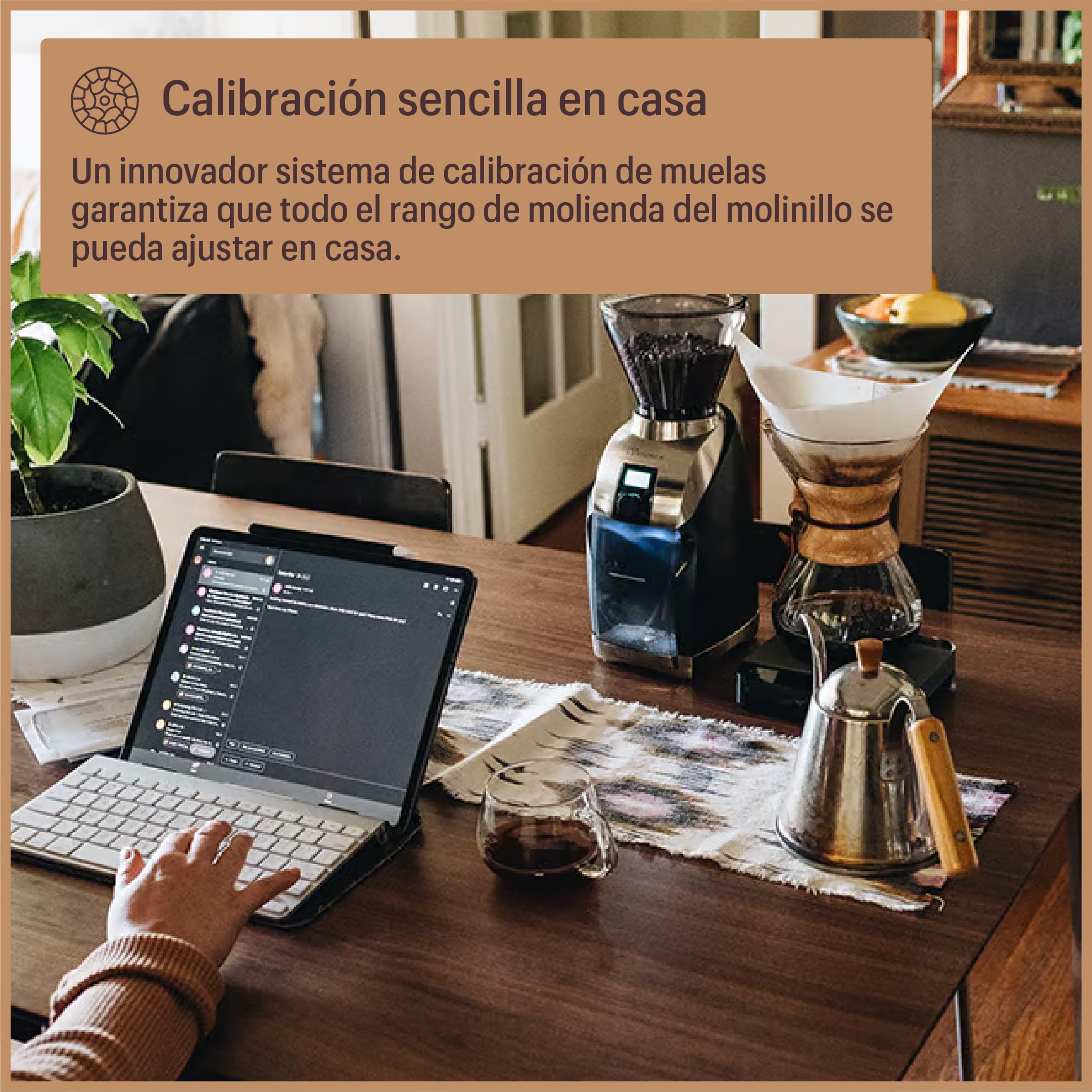 Baratza Virtuoso+ Molinillo Eléctrico de Café en Grano, Negro | Coffee Grinder con Temporizador