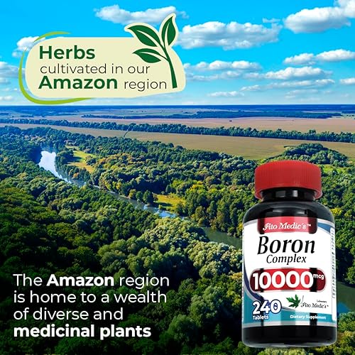 Miniatura 4 de FITO MEDIC'S Laboratorio  Boro  10 mg  240 porciones  Suplemento de boro para hombres  Suplemento de boro para mujeres  Suplemento de boro  Ultra