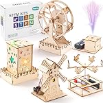 Science Kits STEM Jouets pour enfants 6-8 8-10, Cadeaux d'anniversaire pour 6 7 8 9 les idées cadeaux de garçon d'année, DIY Arts du bois et métiers d'art Jouets de construction éducatifs pour les enfants, 3D Puzzles en bois pour les filles 10-12
