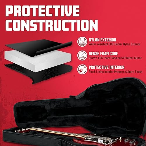 Vista 15 de Gator Cases - Funda ligera para guitarras eléctricas Les Paul de Polyfoam (GL-LPS)
