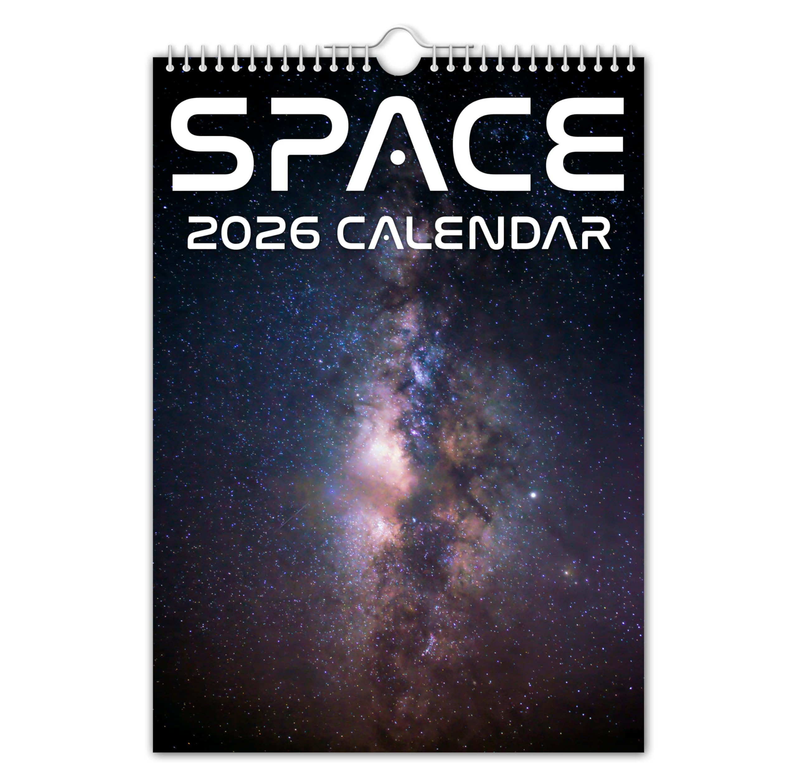 The Calendar King // Space - Solar System - 2026 Wall Calendar (Full Colour, A4 Size)
