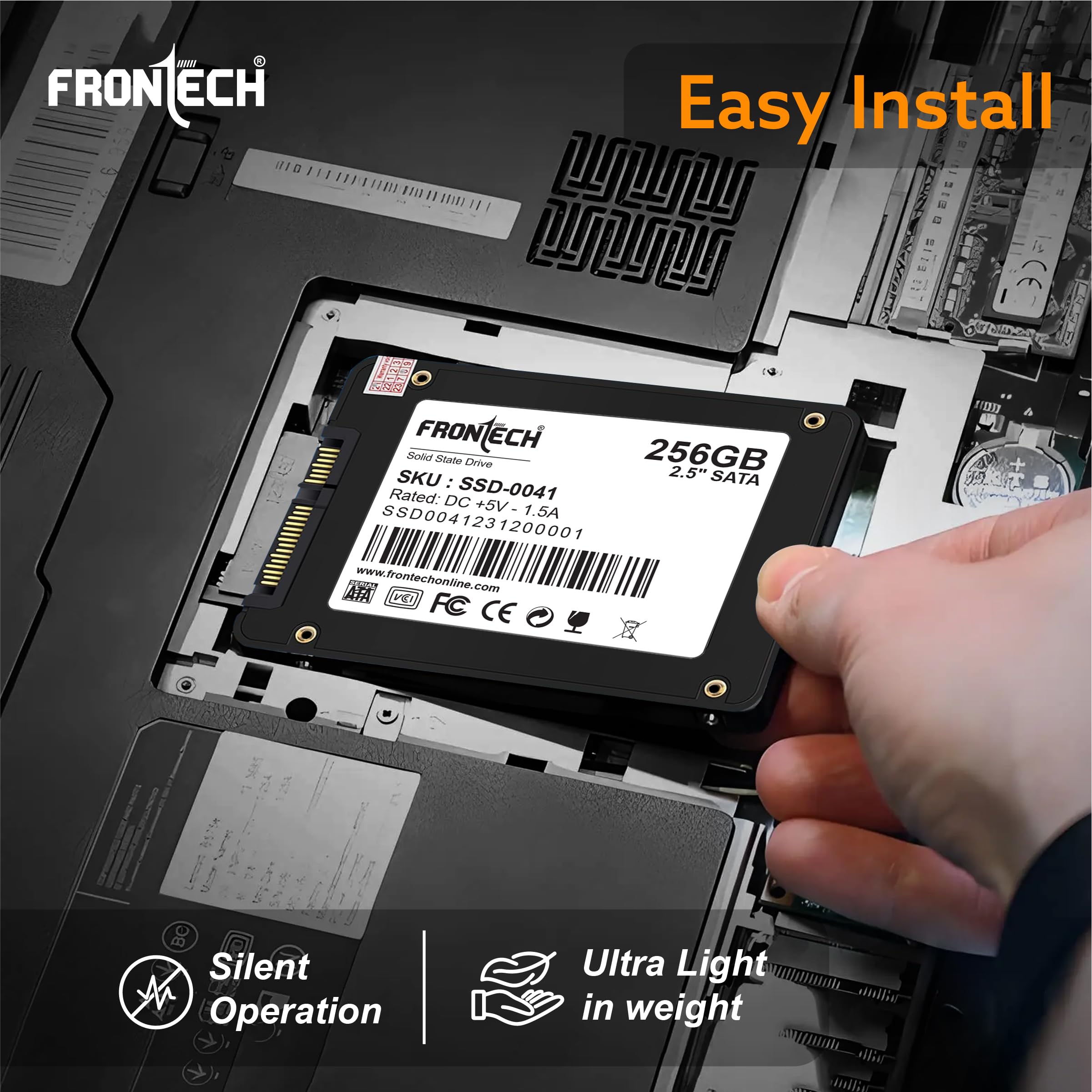 Amazon.in: Buy FRONTECH 256GB Internal SSD, 2.5 SATA3, QLC+SMI