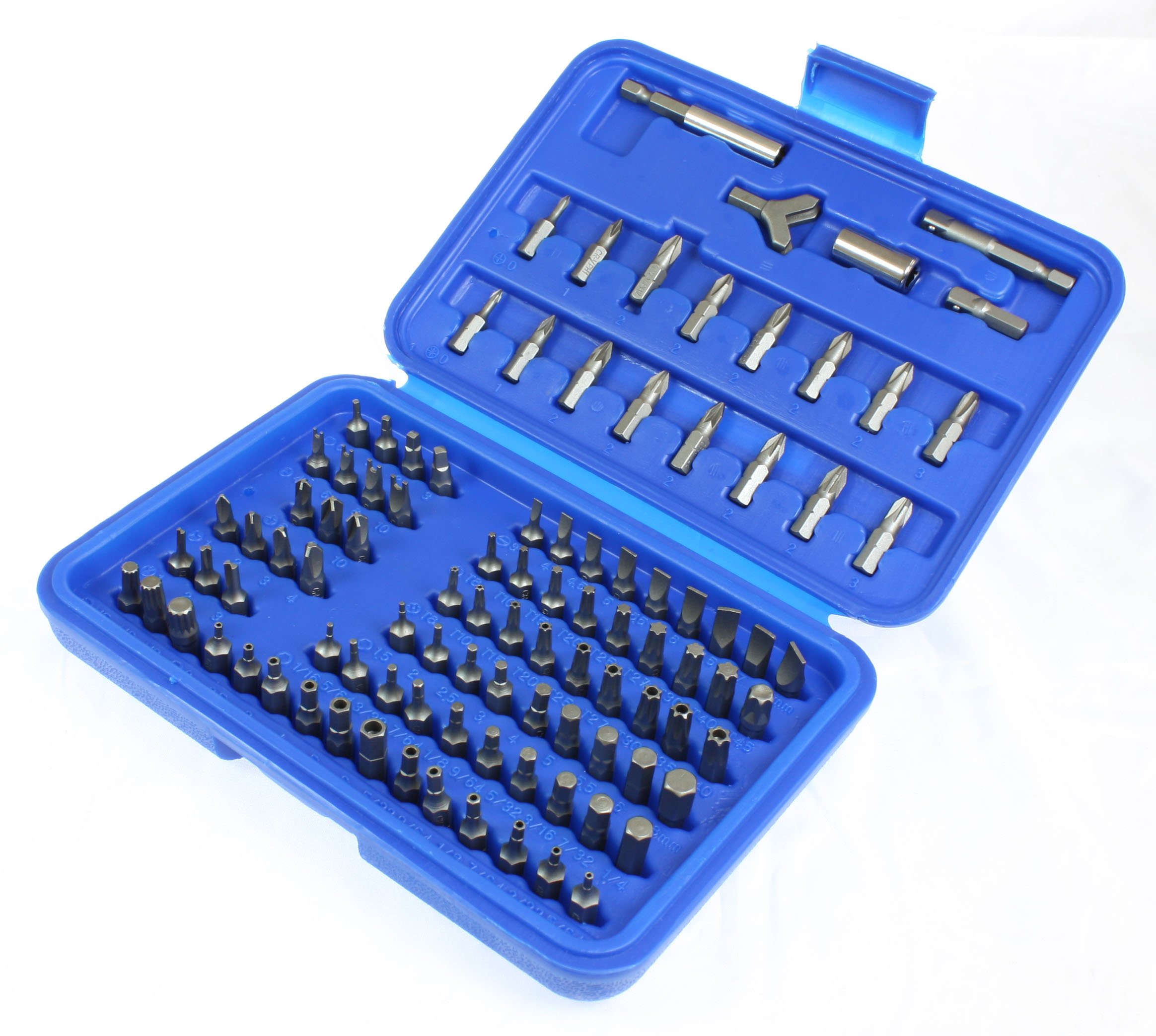 Toolzone 100Pc Comprehensive Security Bit Set Sd244 By Size 1.57410055068