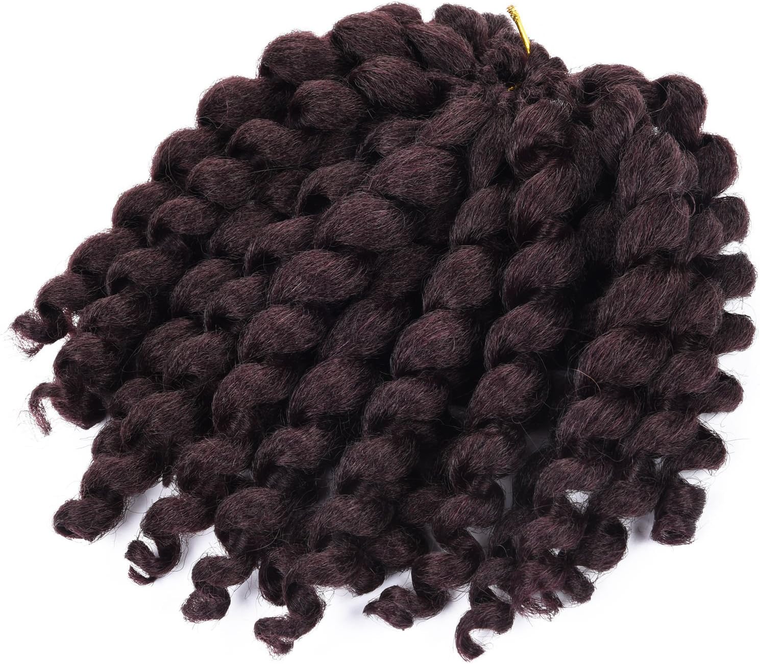 Premium Jamaican Bounce Crochet Braids Hair Extension (1 Pack) JUMPY Wand Curl Synthetic Crochet Braiding Hair For Women (99J)