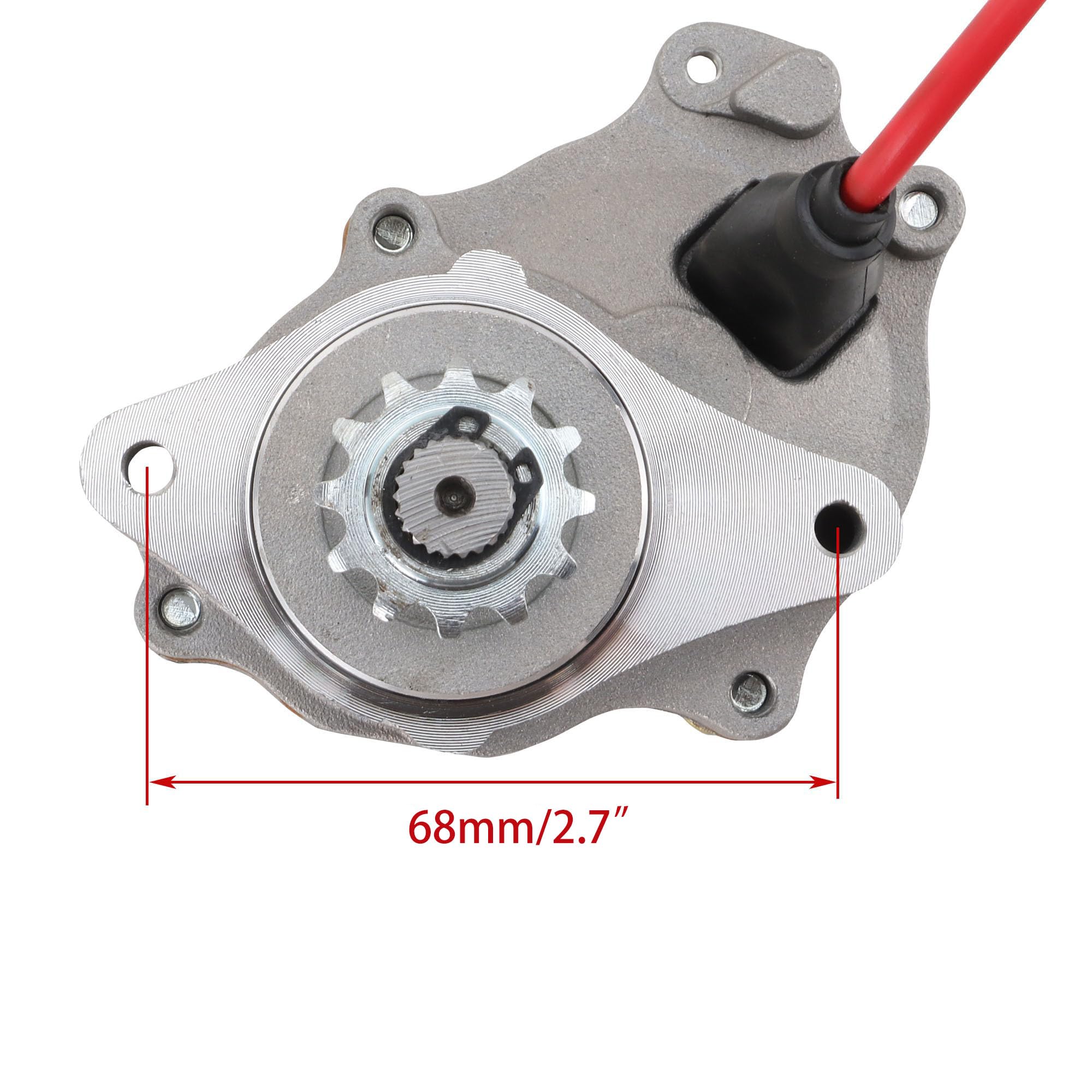 WOOSTAR Elektrischer Anlasser Ersatz für 4 Takt 50ccm 70ccm 90ccm 100ccm 100ccm 110ccm 125ccm Horizontaler Motor Dirt Pitbike Go Kart ATV Quad 4 Wheeler