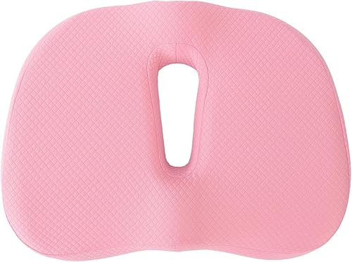 Almohada elástica suave con forma de dona, cojín ortopédico para silla de oficina, cojín de espuma viscoelástica para silla de ruedas con diseño de