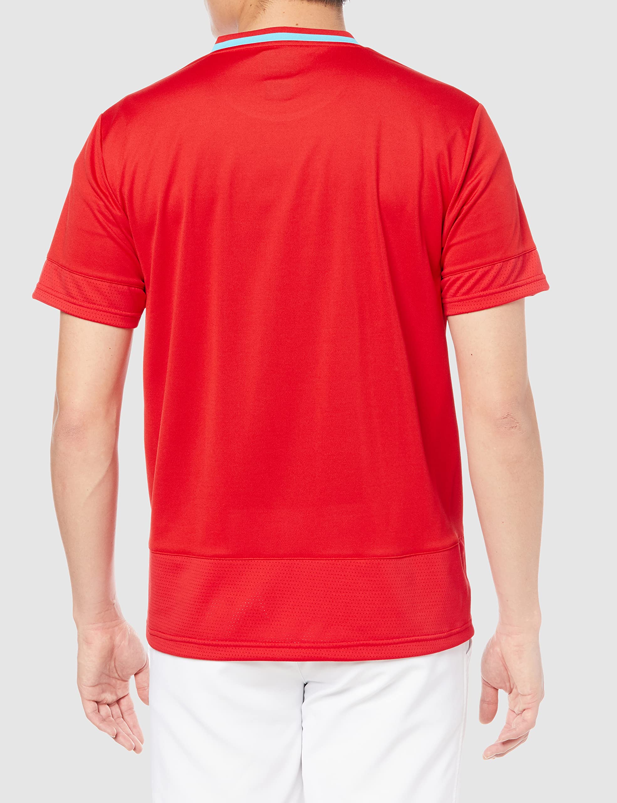 Amazon.co.jp: YONEX 10458 Men's Short Sleeve Shirt, sunset red
