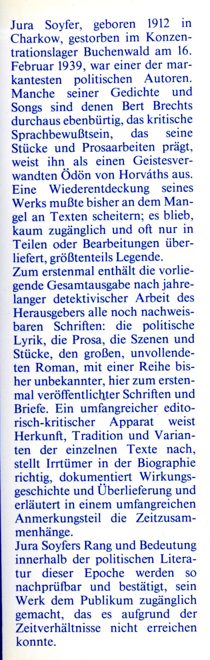 Das Gesamtwerk