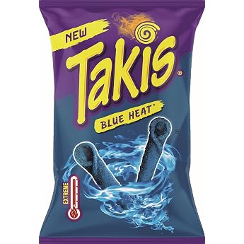 Takis Blue Heat Extreme Spicy 100g Pack of 18