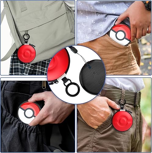 Miniatura 5 de Funda + funda funda de transporte compatible con Pokémon GO Plus + 2023, funda protectora JDGPOKOO Tup compatible con Pokémon GO Plus, funda de
