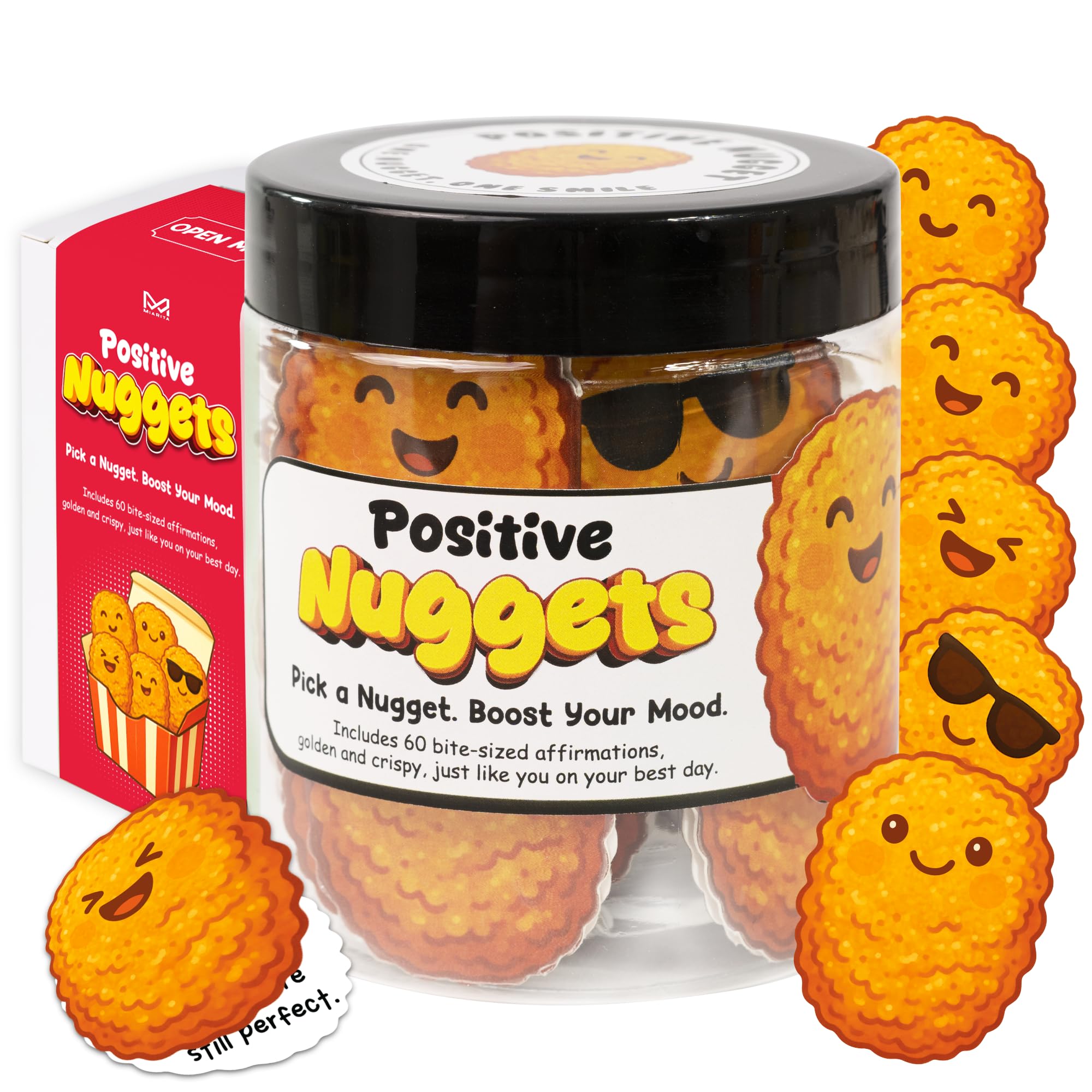 Amazon.com: Emotional Supports Nuggets Jar, 60 Positive Chicken
