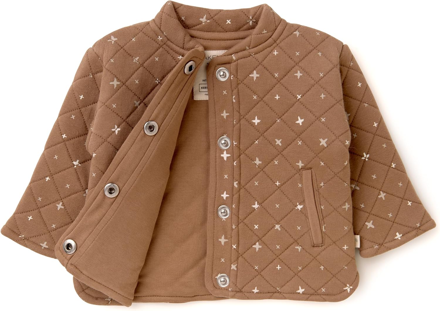 MakeMake Organics GOTS Organic Cotton Button Zipper Coat Jacket Quilted Outdoor Outerwear Toddler Young Kids Boys Girls