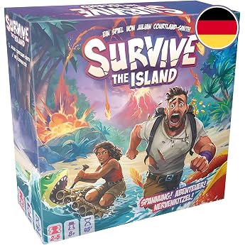 Zygomatic Asmodee Survive The Island Basic Game Family Game German