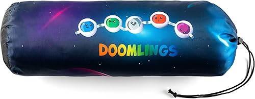 Miniatura 5 de Doomlings Paquete de juego de cartas de lujo divertido juego familiar para niños y adultos  Incluye tapete de juego comunitario 5 expansiones 3