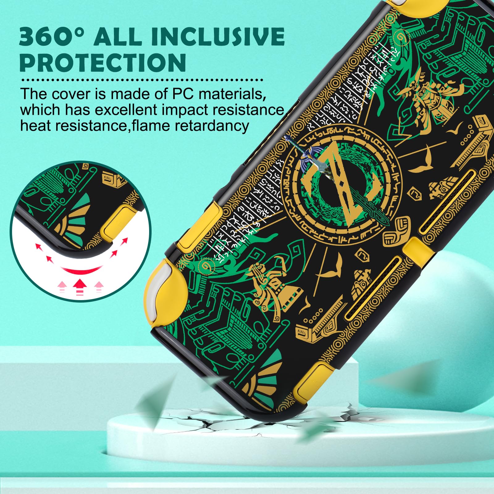 Amazon.com: DLseego Protective Case for Switch Lite Version, Hard