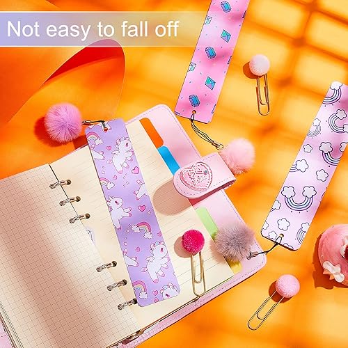 Miniatura 6 de Outus 12 marcadores para niños, marcadores a granel para niñas con dije, regalos de Navidad para niñas, mujeres, adolescentes con reglas, rellenos