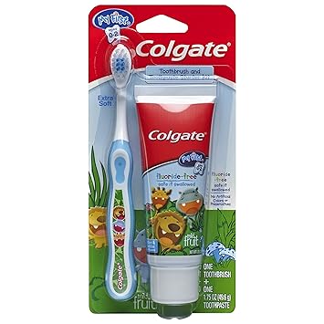 Amazon Com Colgate My First Baby And Toddler Training Toothbrush And Fluoride Free Toothpaste Set For Ages 0 2 Years Childrens Toothbrushes Beauty Personal Care Amazon Com Colgate My First Baby And Toddler Training Toothbrush And Fluoride Free Toothpaste Set For Ages 0 2 Years Childrens Toothbrushes Beauty Personal Care