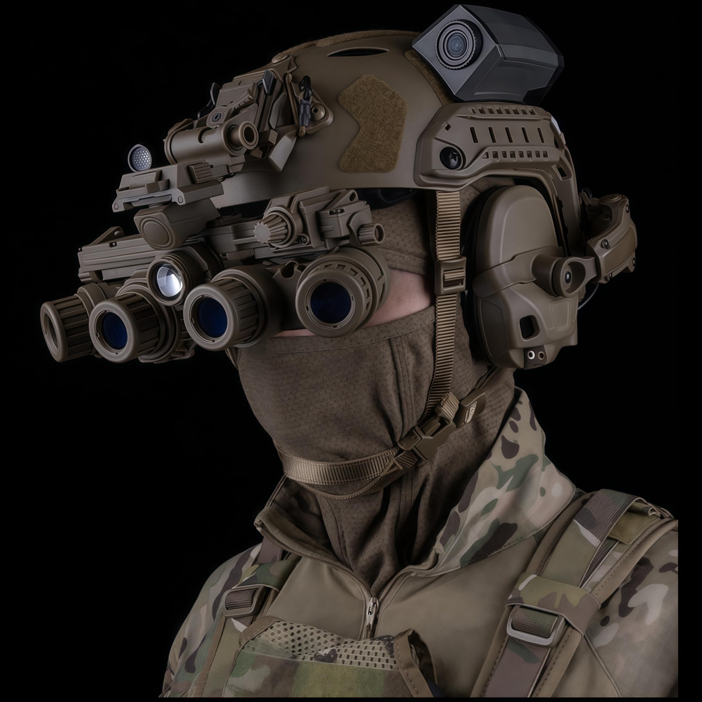 Casque Tactique G.PNVG18, Lunettes de Vision Nocturne, modèle avec boîtier de Batterie, modèle factice CS N.VG, Accessoires pour Casque de Chasse Rapide