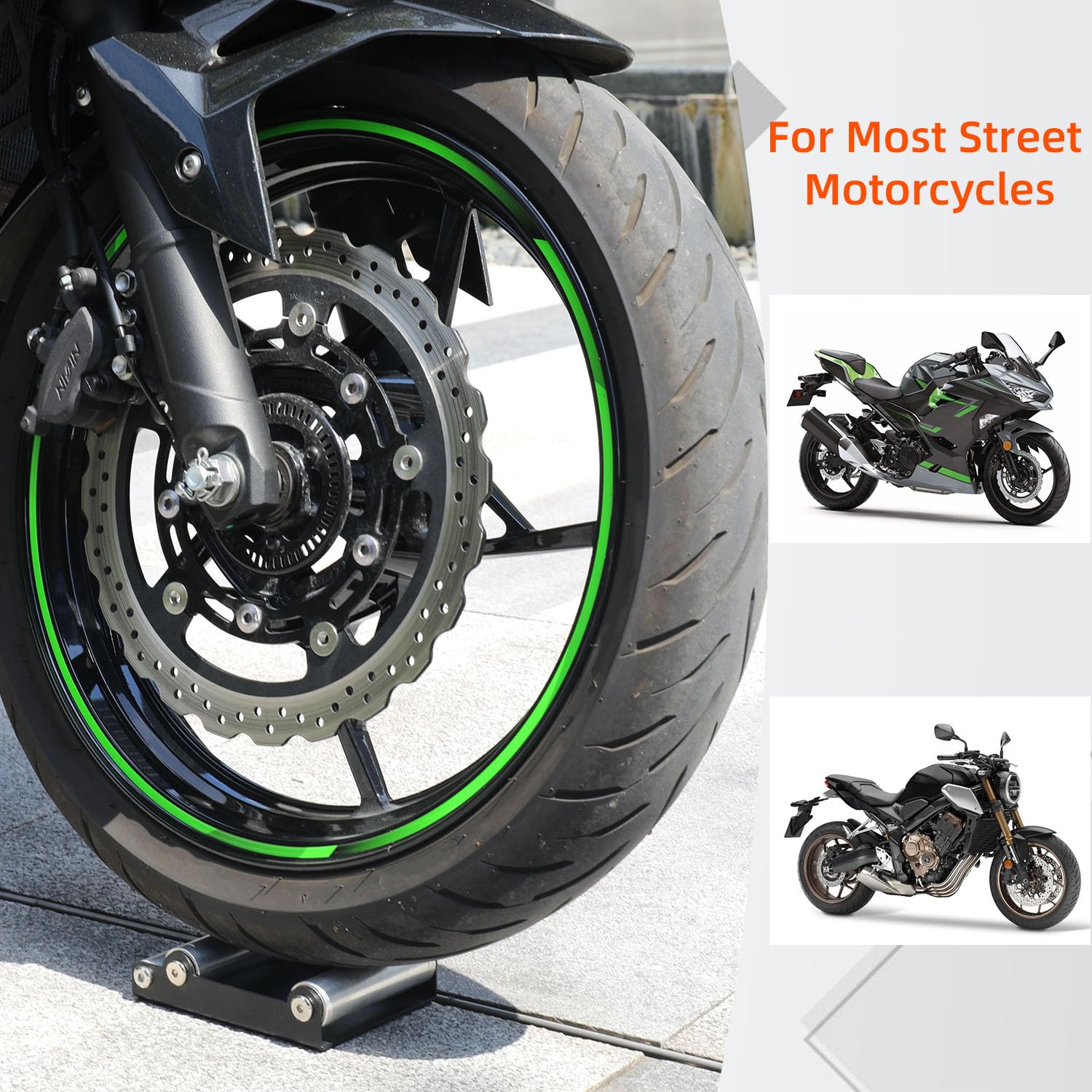 Rullo Pulizia Catena Moto,Cavalletto Pulizia Catena Moto,Rullo Pulizia Ruote Moto Rullo Ruota Anteriore Posteriore per la Maggior Parte delle Moto da Strada