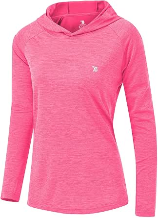 TBMPOY Women's UPF 50+ Sun Protection Hoodie Shirt